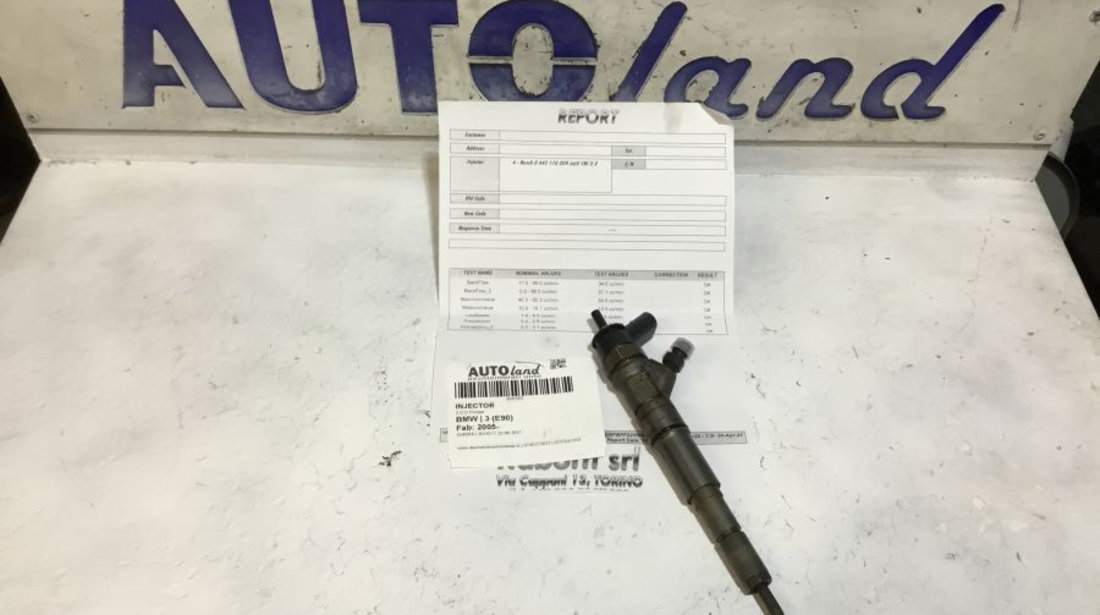 Injector 0445110209 2.0 D Probat BMW 3 E90 2005