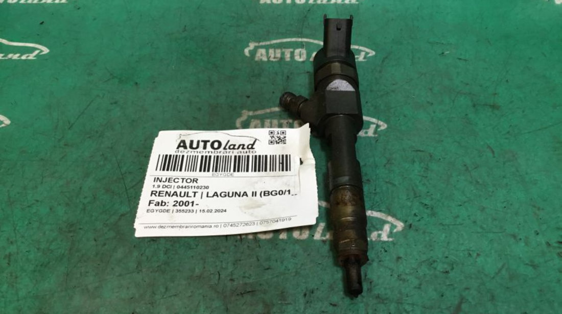 Injector 0445110230 1.9 DCI Renault LAGUNA II BG0/1 2001