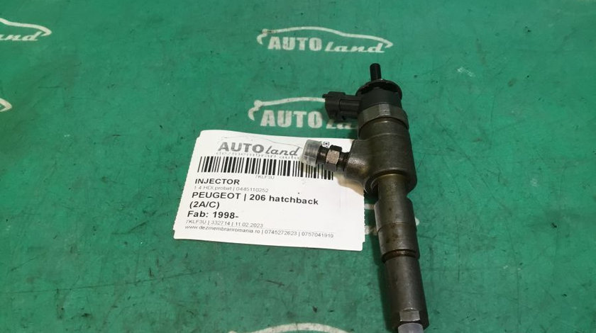 Injector 0445110252 1.4 HDI,probat Peugeot 206 hatchback 2A/C 1998