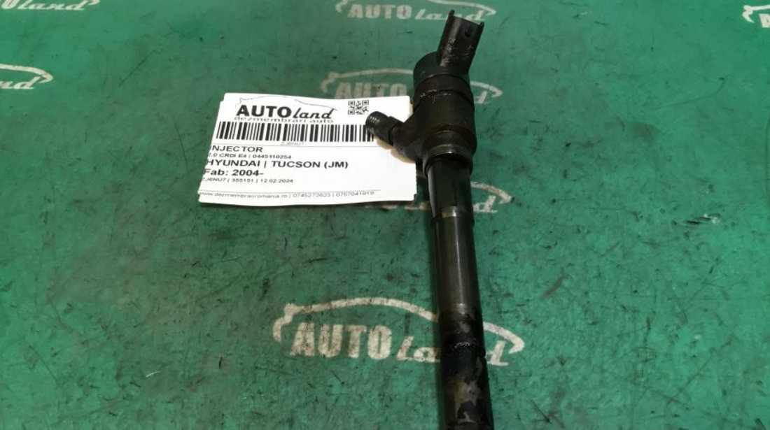 Injector 0445110254 2.0 CRDI E4 Hyundai TUCSON JM 2004