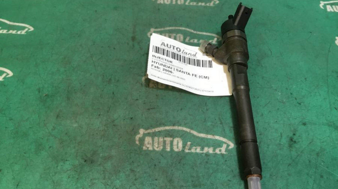 Injector 0445110254 2.2 D Probat Hyundai SANTA FE CM 2006