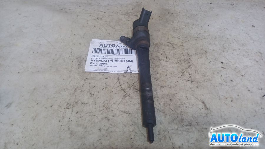 Injector 0445110258 2.0 CRDI 3380027400 Hyundai TUCSON JM 2004