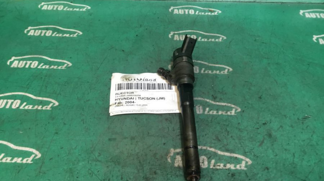 Injector 0445110258 2.0 CRDI Hyundai TUCSON JM 2004