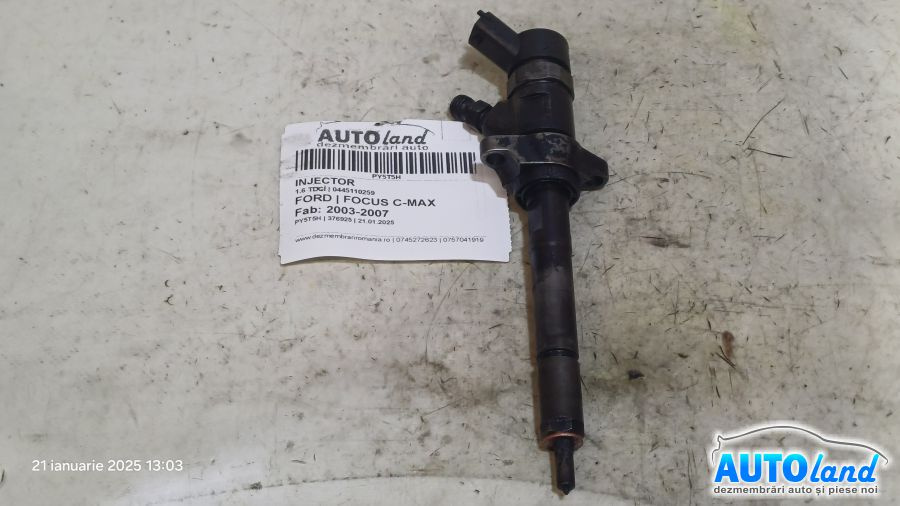 Injector 0445110259 1.6 TDCI Ford FOCUS C-MAX 2003-2007