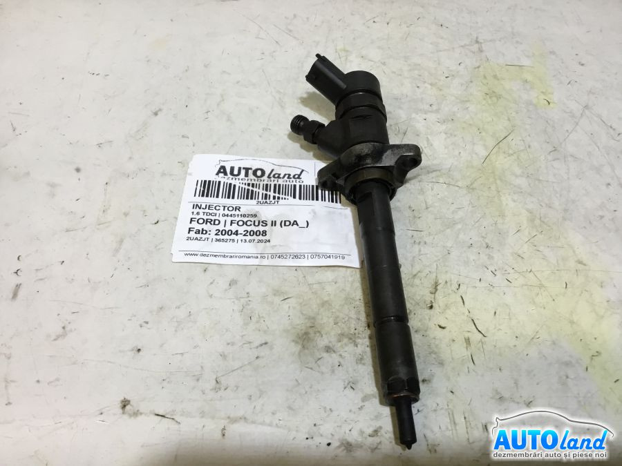 Injector 0445110259 1.6 TDCI Ford FOCUS II DA 2004-2008