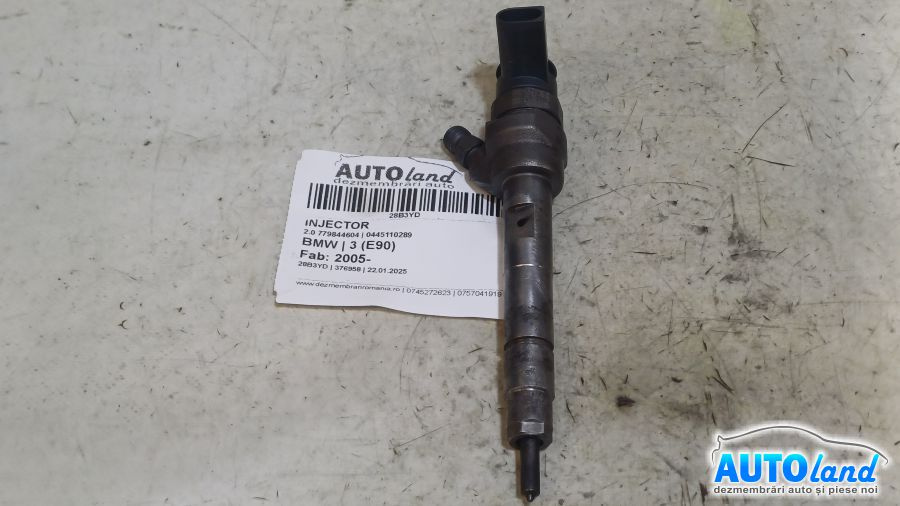 Injector 0445110289 2.0 779844604 BMW 3 E90 2005