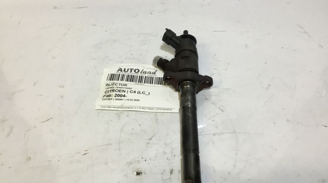 Injector 0445110297 1.6 HDI Citroen C4 LC 2004