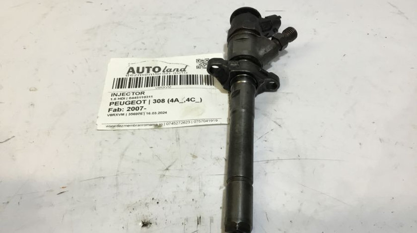 Injector 0445110311 1.6 HDI Peugeot 308 4A ,4C 2007