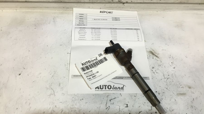 Injector 0445110320 1.6 CRDI Probat Hyundai i30 2007