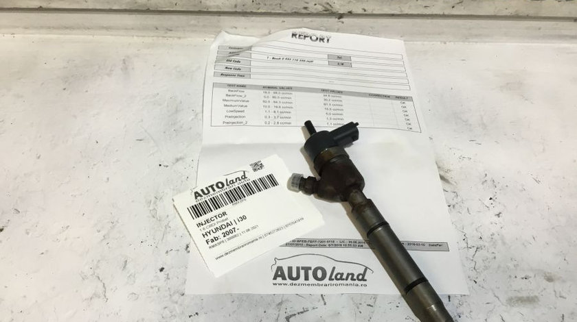 Injector 0445110320 1.6 CRDI Probat Hyundai i30 2007