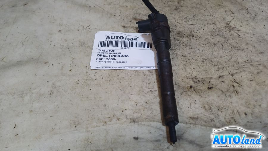 Injector 0445110327 2.0 CDTI Opel INSIGNIA 2008