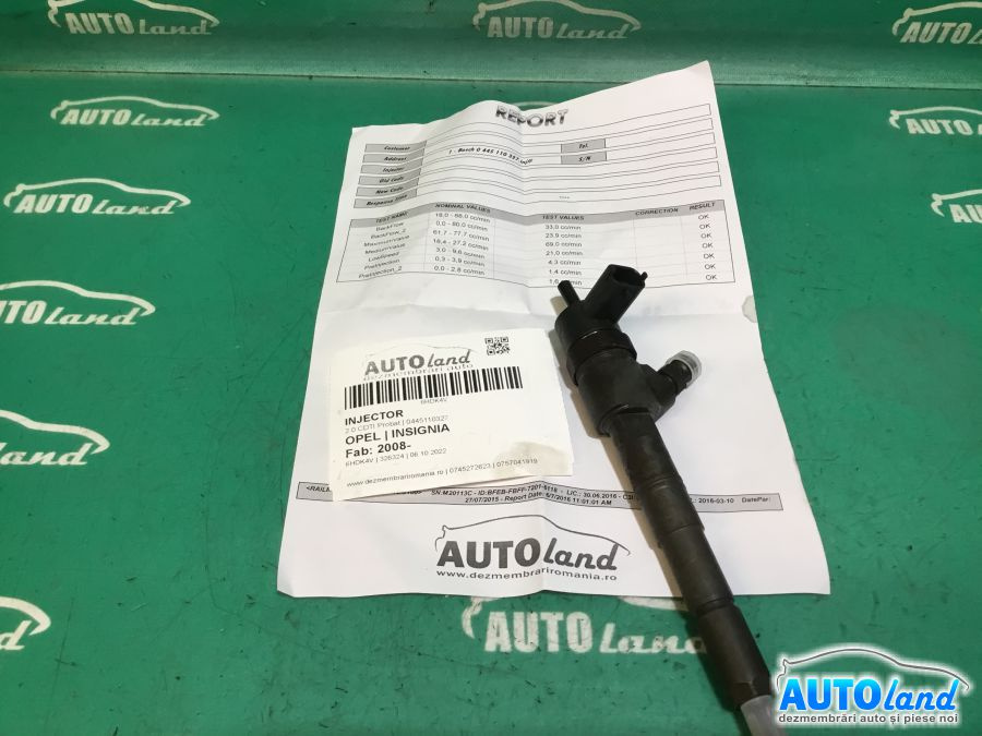 Injector 0445110327 2.0 CDTI, Verificat Opel INSIGNIA 2008