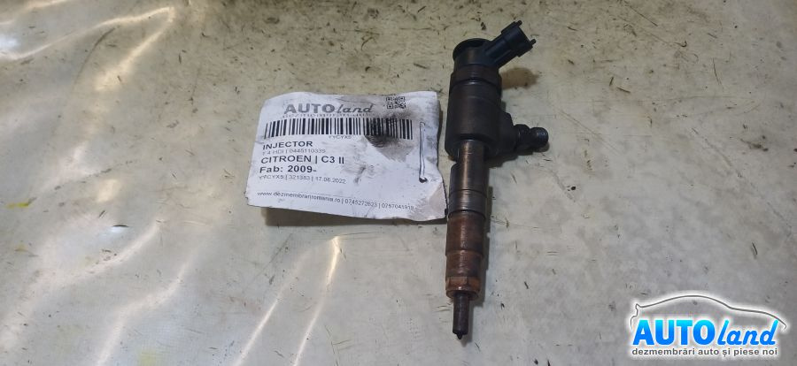 Injector 0445110339 1.4 HDI Citroen C3 II 2009
