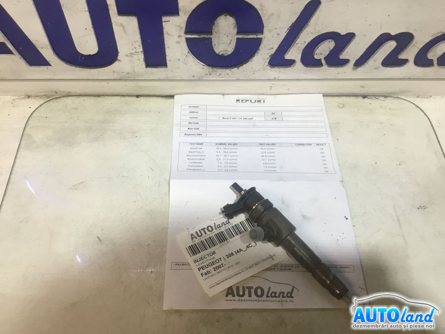 Injector 0445110340 1.6 HDI Probat Peugeot 308 4A ,4C 2007