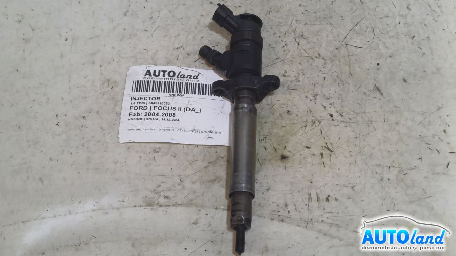 Injector 0445110353 1.6 TDCI Ford FOCUS II DA 2004-2008