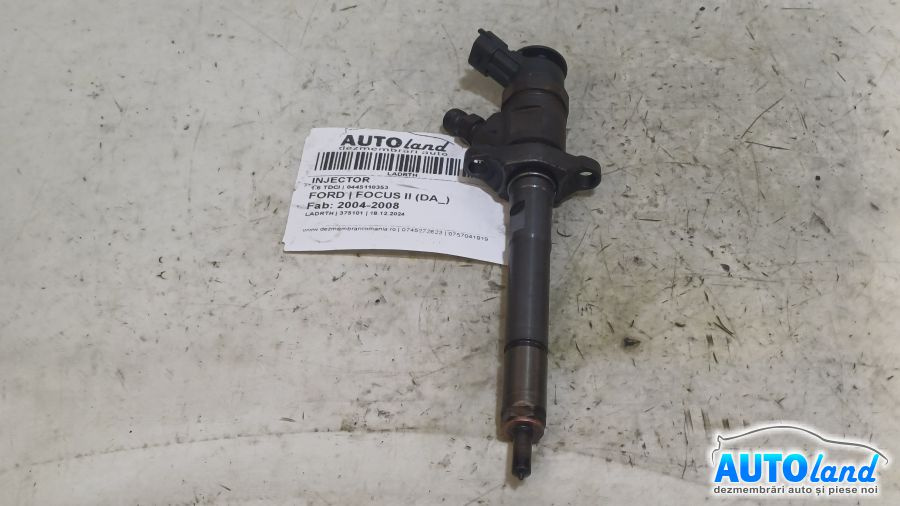 Injector 0445110353 1.6 TDCI Ford FOCUS II DA 2004-2008
