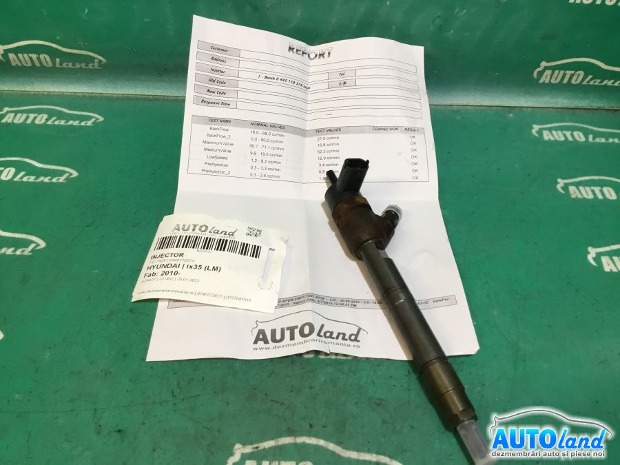 Injector 0445110374 2.0 CRDI Hyundai ix35 LM 2010