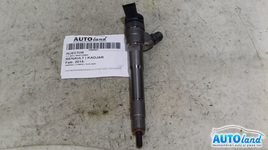 Injector 0445110895 1.7 DCI Renault KADJAR 2015