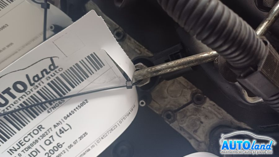 Injector 0445115052 3.0 TDI059130277 Ah Audi Q7 4L 2006