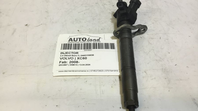 Injector 0445116036 2.4 Diesel Euro 5 Volvo XC60 2008