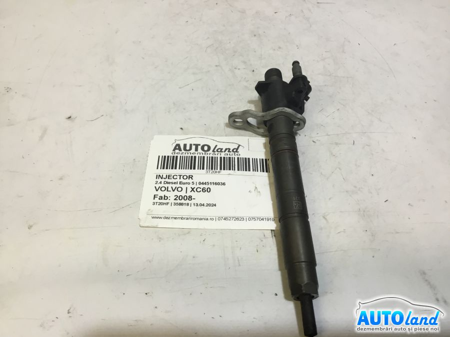Injector 0445116036 2.4 Diesel Euro 5 Volvo XC60 2008