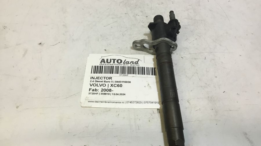 Injector 0445116036 2.4 Diesel Euro 5 Volvo XC60 2008