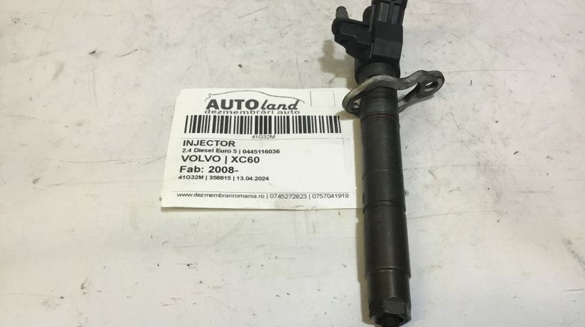 Injector 0445116036 2.4 Diesel Euro 5 Volvo XC60 2008