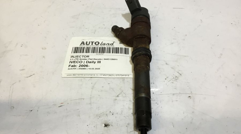 Injector 0445120011 2.3 JTD Similar Fiat Ducato Iveco Daily III 2006