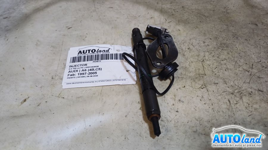Injector 059130202e 2.5 TDI cu Fir Audi A6 4B,C5 1997-2005