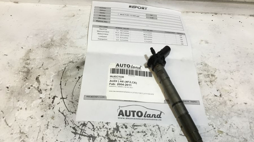 Injector 059130277ac 2.7 TDI Probat Audi A6 4F2,C6 2004-2011