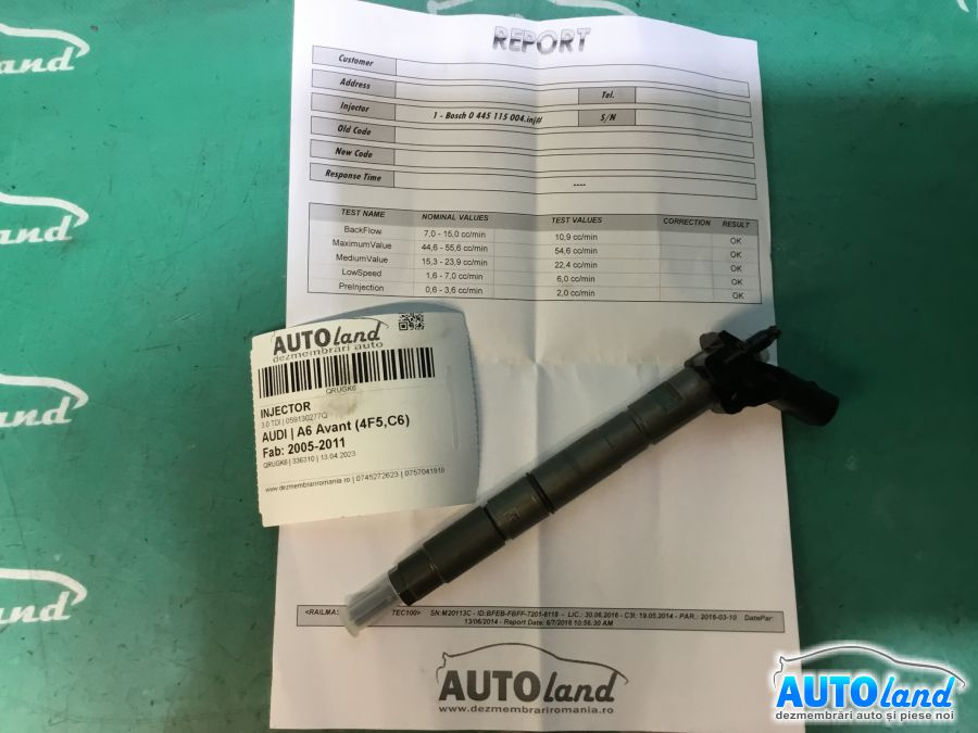 Injector 059130277q 3.0 TDI, Probat Audi A6 Avant 4F5,C6 2005-2011
