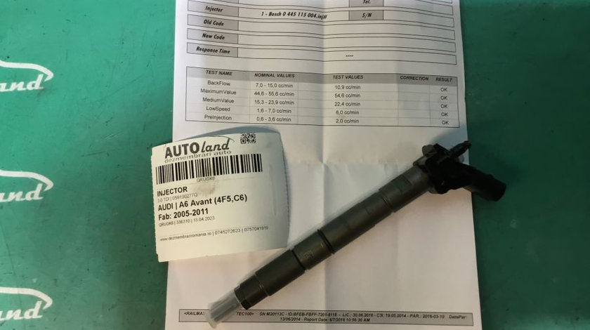 Injector 059130277q 3.0 TDI, Probat Audi A6 Avant 4F5,C6 2005-2011