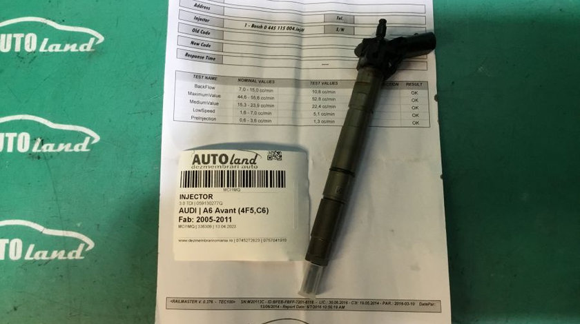 Injector 059130277q 3.0 TDI, Probat Audi A6 Avant 4F5,C6 2005-2011