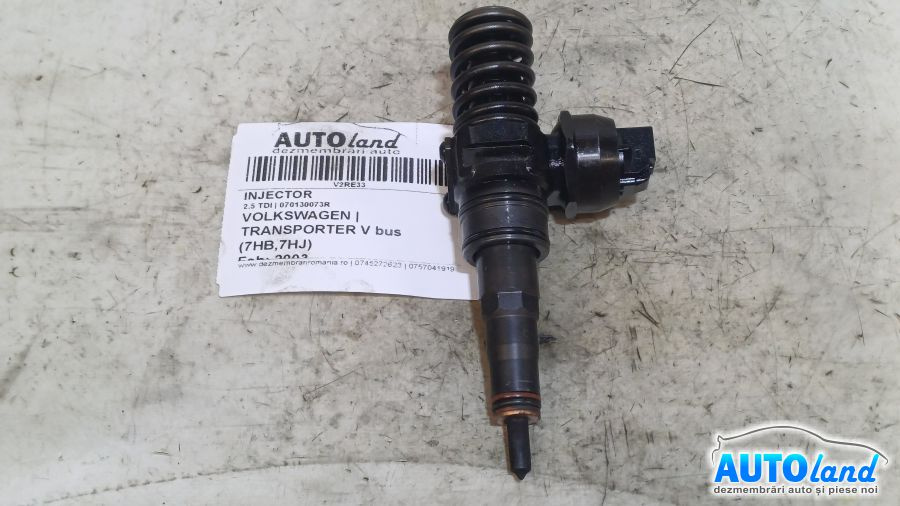 Injector 070130073r 2.5 TDI Volkswagen TRANSPORTER V bus 7HB,7HJ 2003