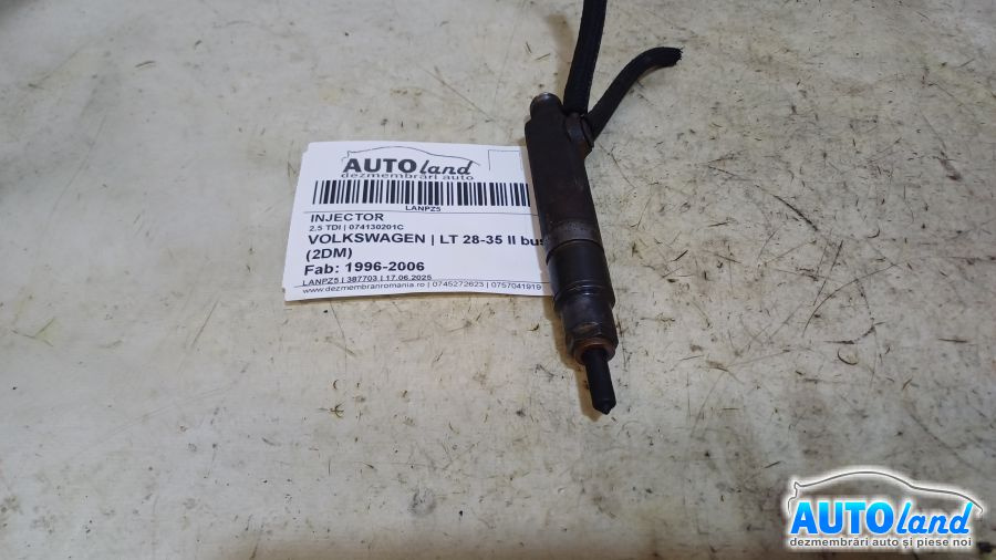 Injector 074130201c 2.5 TDI Volkswagen LT 28-35 II bus 2DM 1996-2006