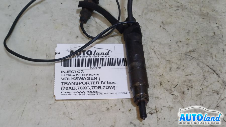 Injector 074130202n 2.5 TDI cu Fir Volkswagen TRANSPORTER IV bus 70XB,70XC,7DB,7DW 1990-2003