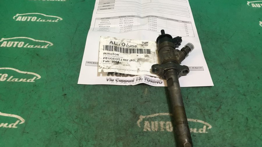 Injector 0986435146 1.6 HDI Peugeot 407 6D 2004