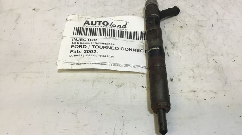 Injector 1s4q9f593af 1.8 D Delphi Ford TOURNEO CONNECT 2002