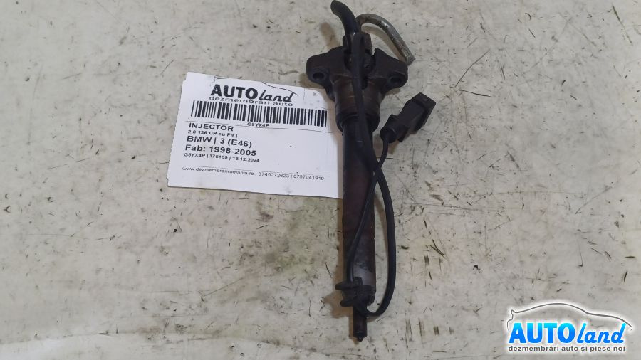 Injector 2.0 136 CP cu Fir BMW 3 E46 1998-2005