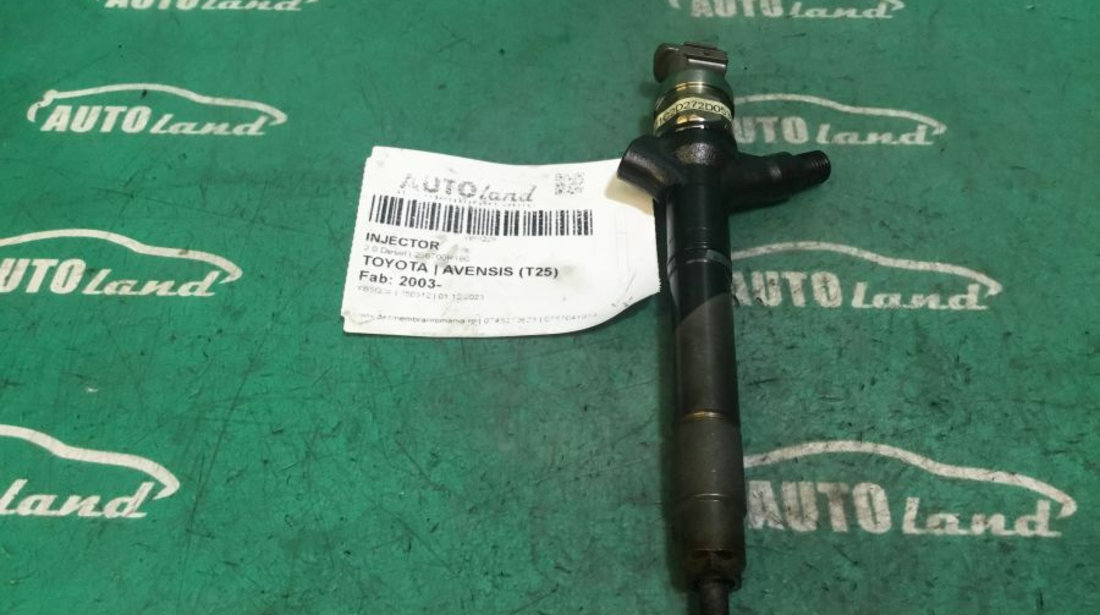 Injector 236700r190 2.0 Diesel Toyota AVENSIS T25 2003