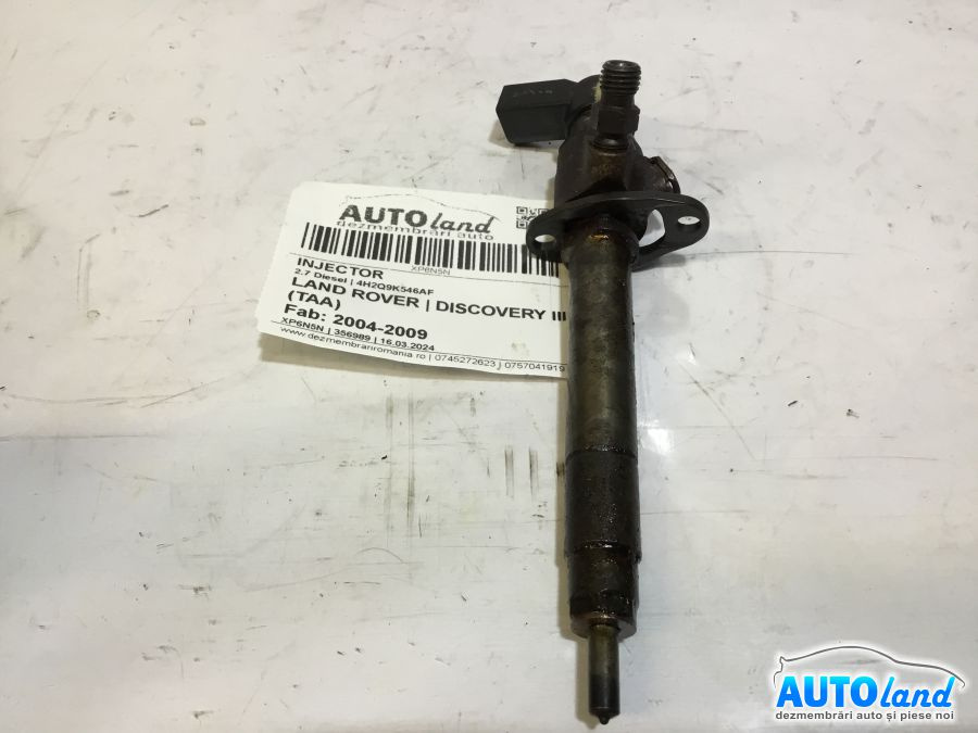 Injector 4h2q9k546af 2.7 Diesel Land Rover DISCOVERY III TAA 2004-2009