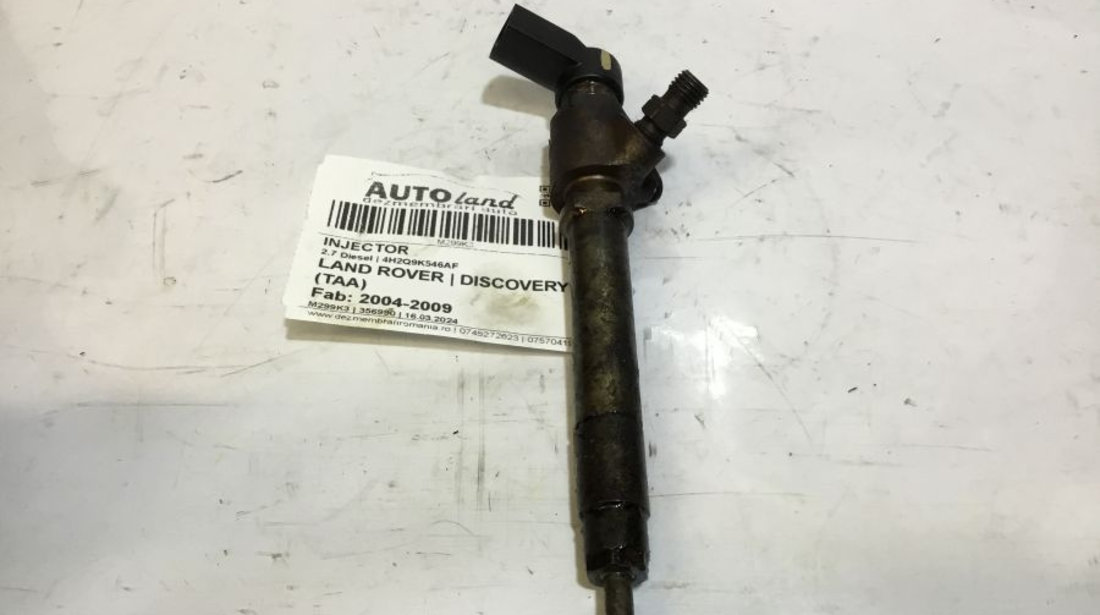 Injector 4h2q9k546af 2.7 Diesel Land Rover DISCOVERY III TAA 2004-2009