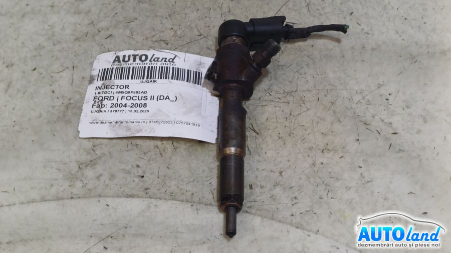 Injector 4m5q9f593ad 1.8 TDCI Ford FOCUS II DA 2004-2008