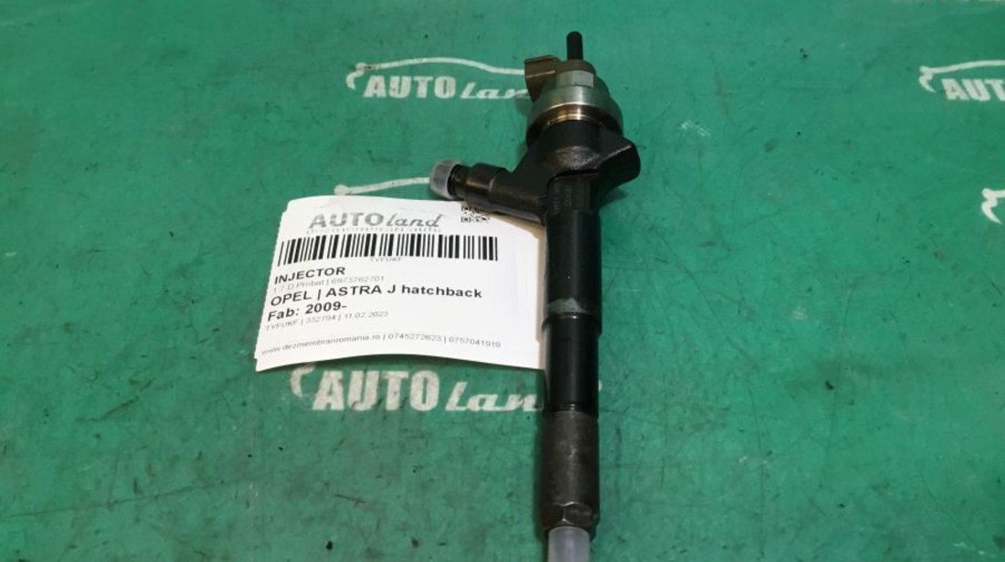 Injector 6973762701 1.7 D Probat Opel ASTRA J hatchback 2009