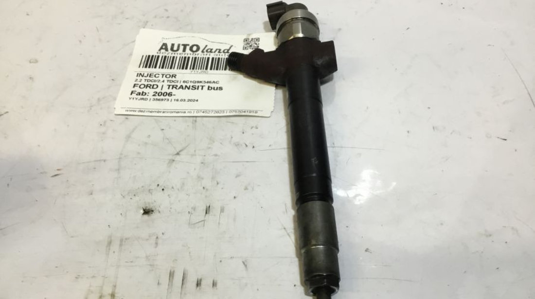 Injector 6c1q9k546ac 2.2 TDCI/2.4 TDCI Ford TRANSIT bus 2006