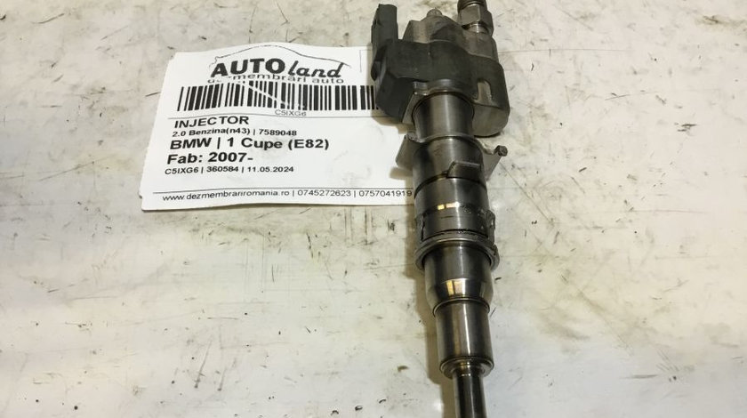 Injector 7589048 2.0 Benzinan43 BMW 1 Cupe E82 2007