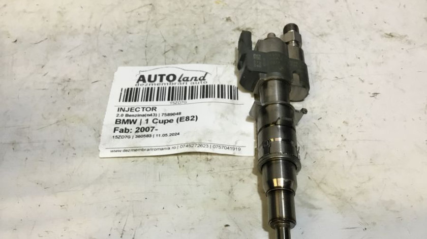 Injector 7589048 2.0 Benzinan43 BMW 1 Cupe E82 2007