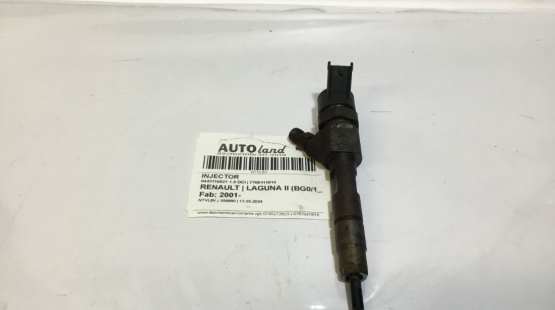 Injector 7700111014 0445110021 1.9 DCI Renault LAGUNA II BG0/1 2001