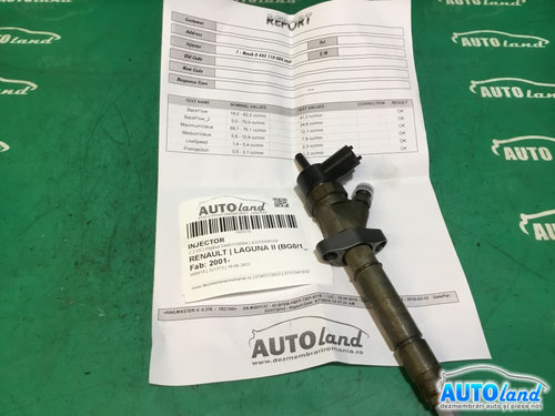 Injector 8200084534 2.2 DCI Probat 0445110084 Renault LAGUNA II BG0/1 2001