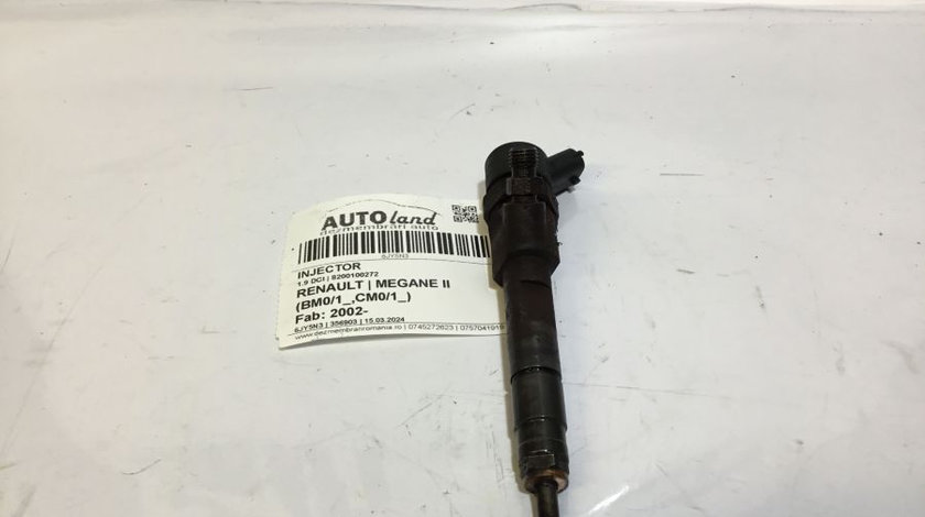 Injector 8200100272 1.9 DCI Renault MEGANE II BM0/1 ,CM0/1 2002